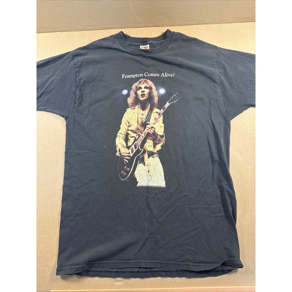 Vintage Frampton Comes Alive Peter Frampton Black XL, Fruit Of The Loom, Heavy - Picture 1 of 8